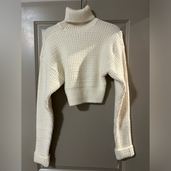 For Love and Lemons Cream Turtleneck Sweater - Picture 2 of 3